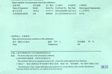 电学麻豆精品在线播放证书报告说明页图片